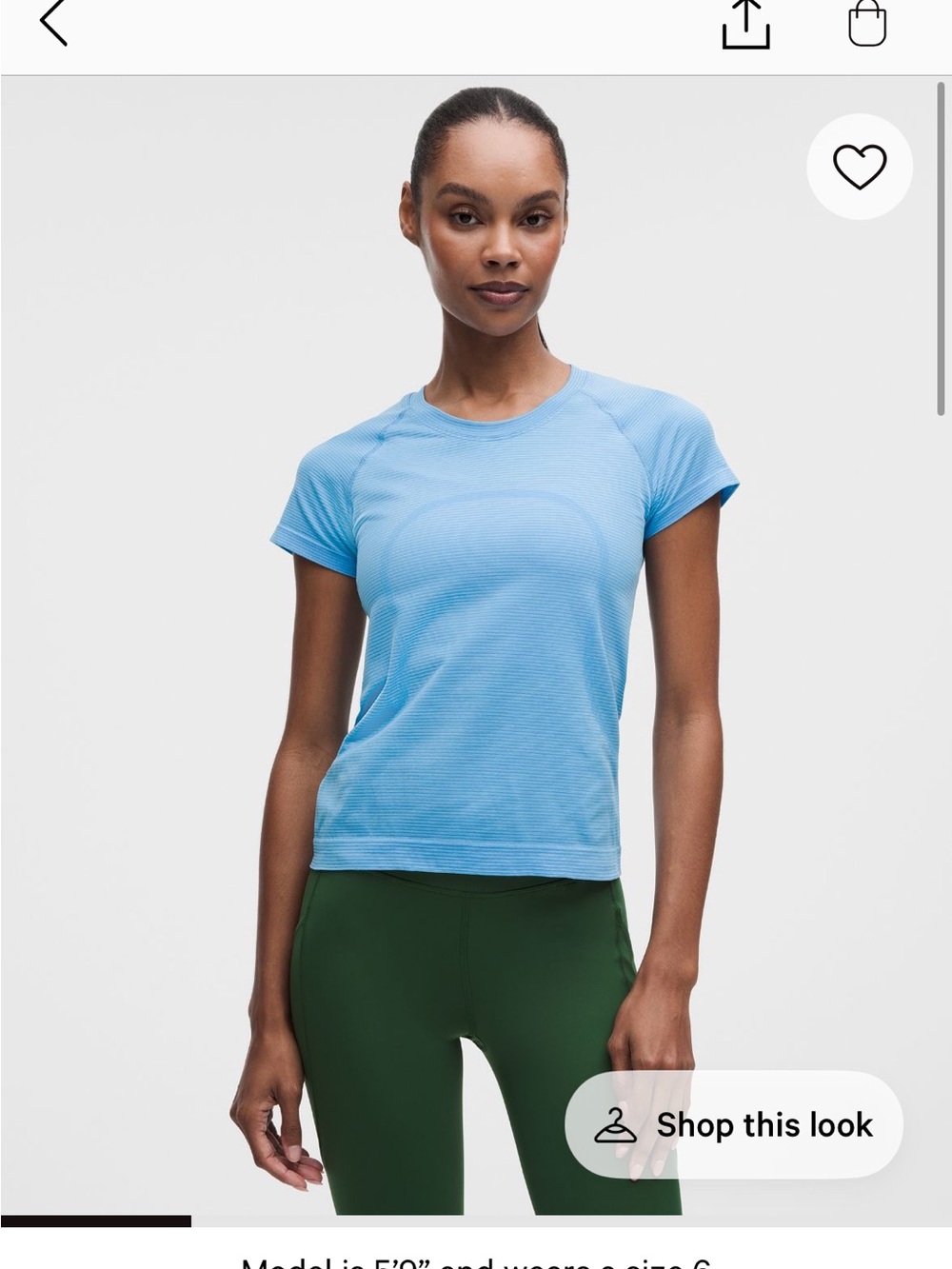 Lululemon Swiftly Tech 2.0 waist length size 12